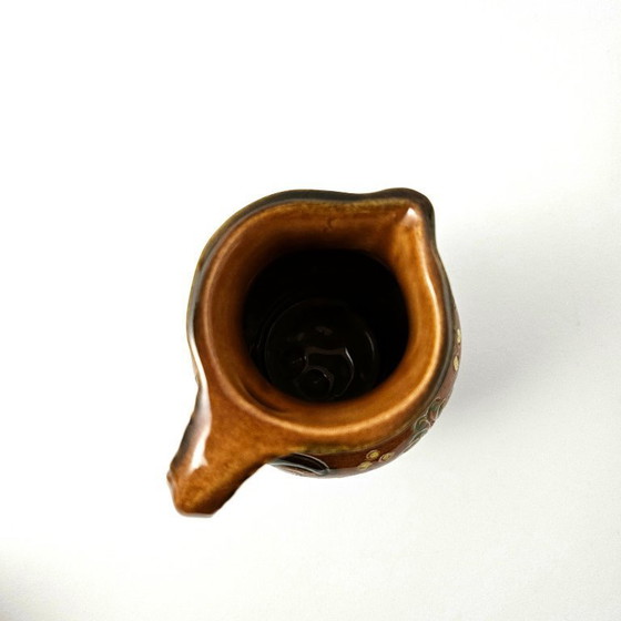 Image 1 of Mid-Century Gmundner Keramik Ceramic from Austria. Vintage Hand-Painted Pitcher from Gmunden