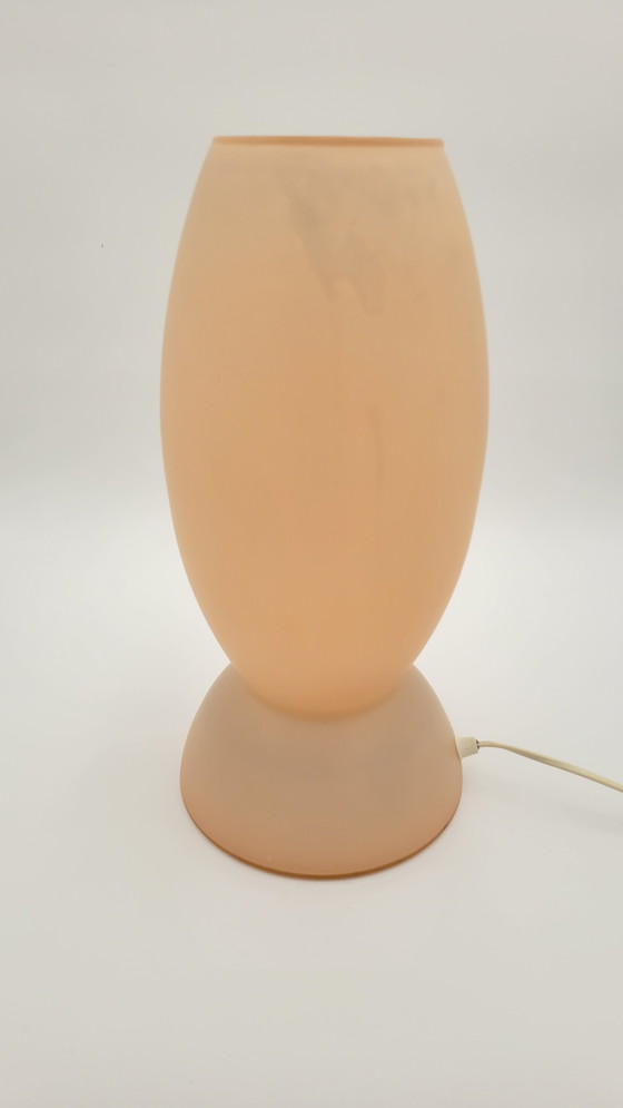 Image 1 of Trait D'Union Geblazen Glazen Glazen Mond Lamp