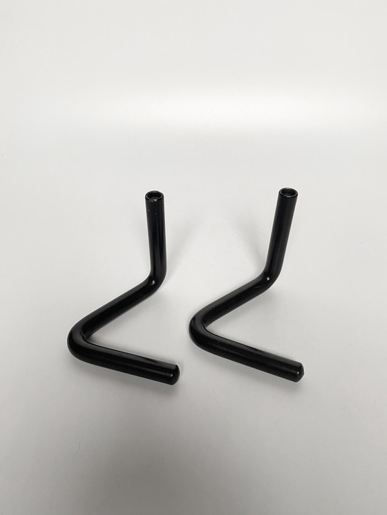 Image 1 of 1980s vintage postmodern design candlesticks