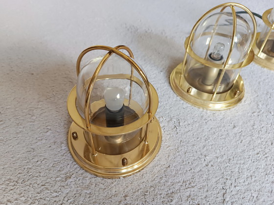 Image 1 of 3 x vintage plafondlampen in maritieme stijl