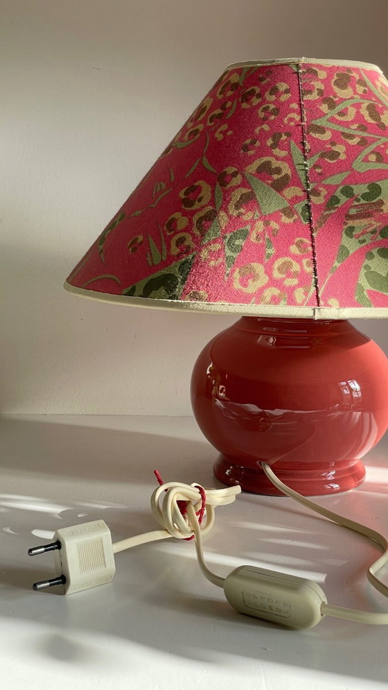 Image 1 of Vintage Ceramic Leopard Lamp