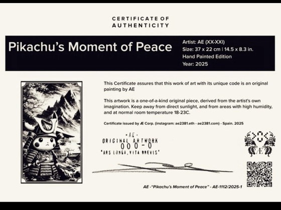 Arte Pokémon Esclusiva: Moment of Peace – Dipinti e disegni, Altro (photo 7 of 8)