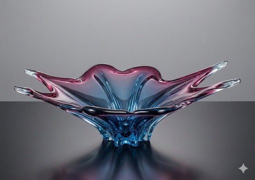 Grande centrotavola in Vetro di Murano