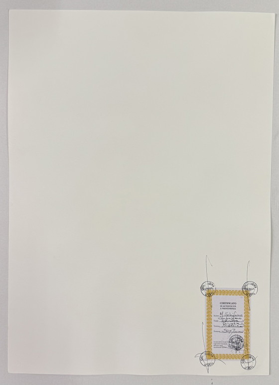 Mario Schifano Siebdruck 50x70cm Abstrakter Eindruck, Pop, Torcular – Lithographien & Drucke, Paper, Wood (photo 4 of 6)