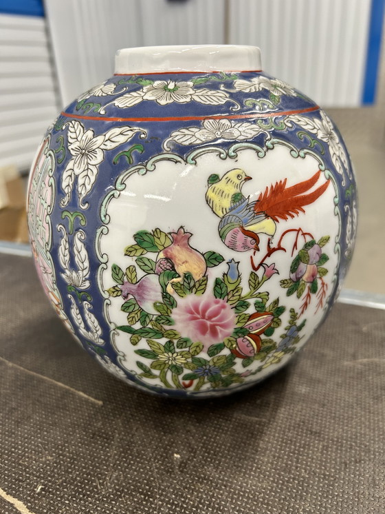 Image 1 of Grote gemberpot uit Qing dynastie 1880-1920