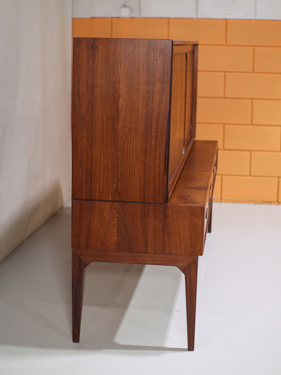 Image 1 of Highboard Kai Kristiansen 54 Rosewood Danish Sideboard