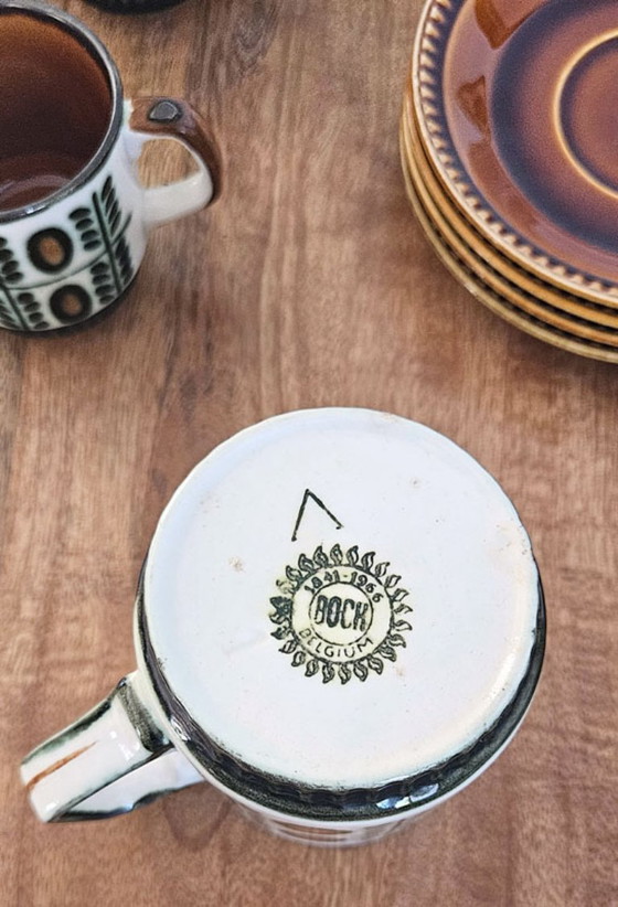 Boch La Louvière Walnoot Serie Koffieservies – 18-delig – 8 personen – Ceramic (photo 11 of 14)