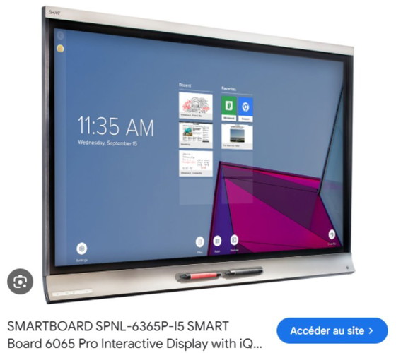 Pantalla Táctil-65 PRO-SMART Board 6065 Pro (Modelo SPNL-6365P) – SMART BOARD6065, Escritorios, Aluminium (photo 2 of 5)