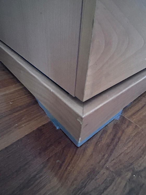 Image 1 of Buffet à 6 tiroirs de Tissetante. Bois de noyer. Dimensions 170x55x70h