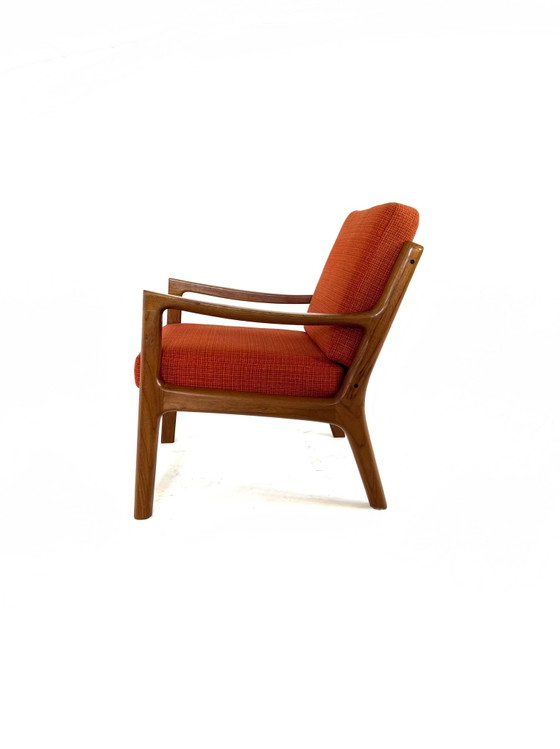 Image 1 of Vintage Deense teakhouten fauteuil, France & Son ‘70
