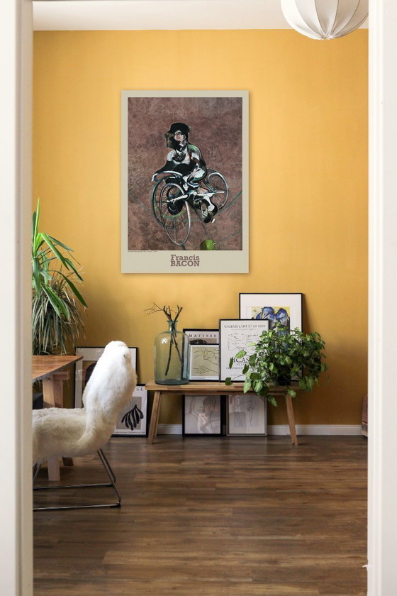 Image 1 of Francis Bacon - Ritratto di George Dyer in bicicletta 1966 - 70 × 100 cm