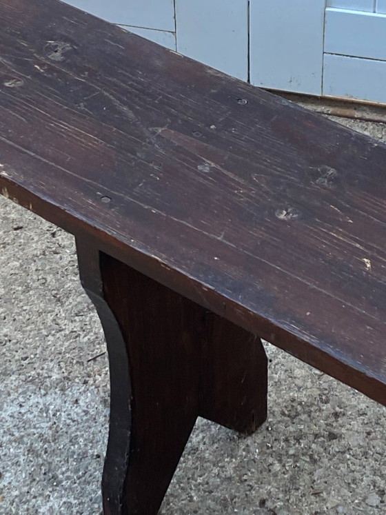 Solid wood farm bench 300cm for rustic farm table 1950 – Benches (photo 15 of 16)