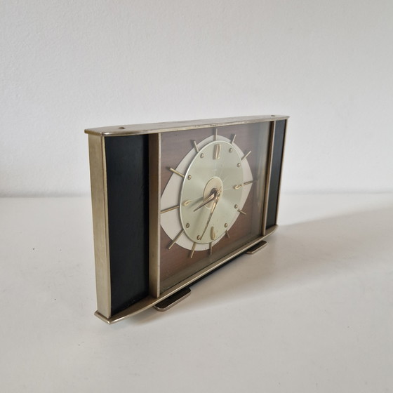 Image 1 of Vintage klok Metamec mantelklok opwindbare klok