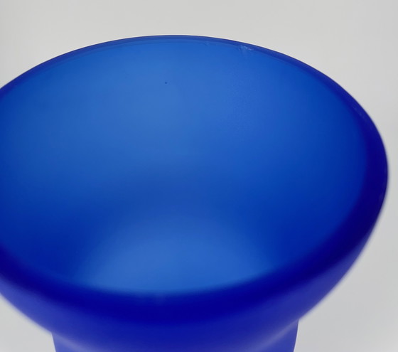 Image 1 of Jarrón de vidrio estilo Memphis, estilo pop art posmoderno, años 80 y 90