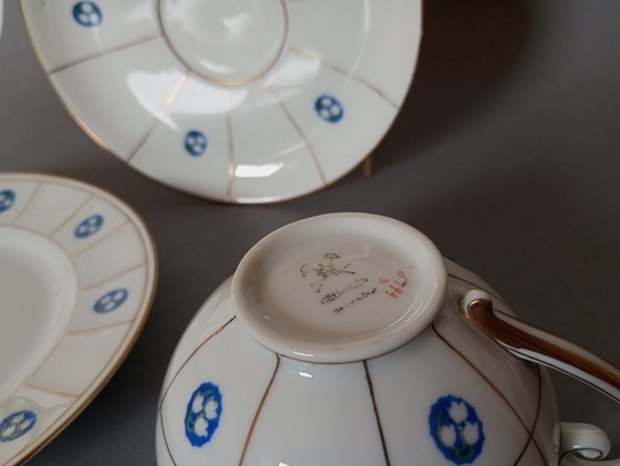 Image 1 of Raro juego de desayuno Art-Deco Dagobert Peche 'Parma' para Epiag/Pirkanhammer 1920