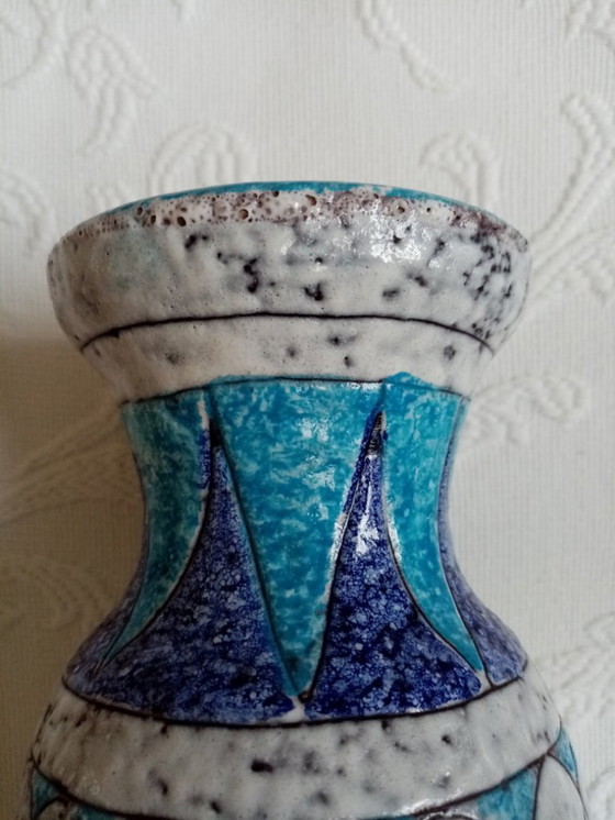 Image 1 of Italian ceramic vase Fratelli Fanciulacci 1960s (20.50cm) 