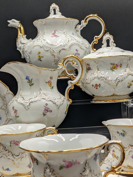 Image 1 of Meissen - E.A.Leuteritz - Theeservies (15) 