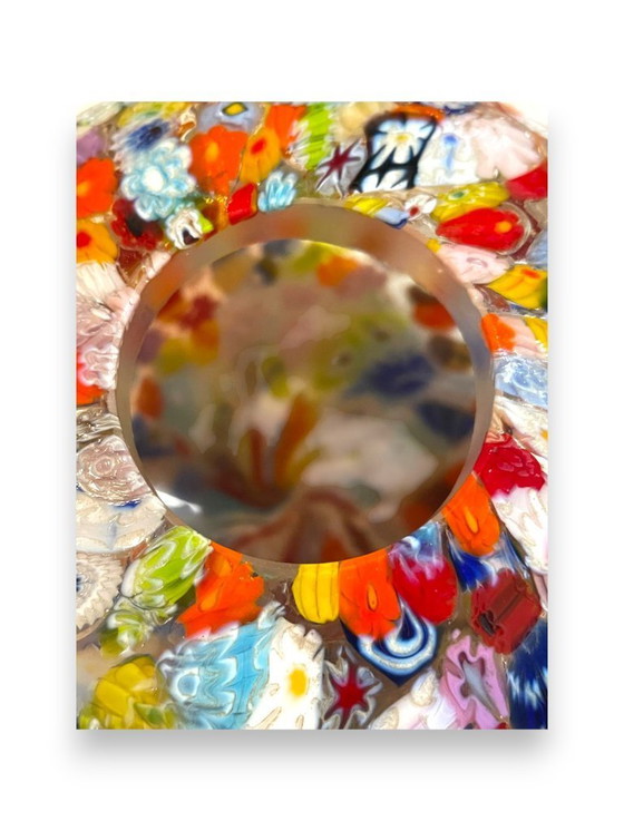 Image 1 of Murano DOGI Millifiori vaas, gemaakt in Italië. Echt Murano, geen reproductie.