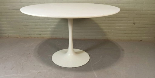 Maurice Burke pour Arkana table de salle à manger à pied tupil eettafel