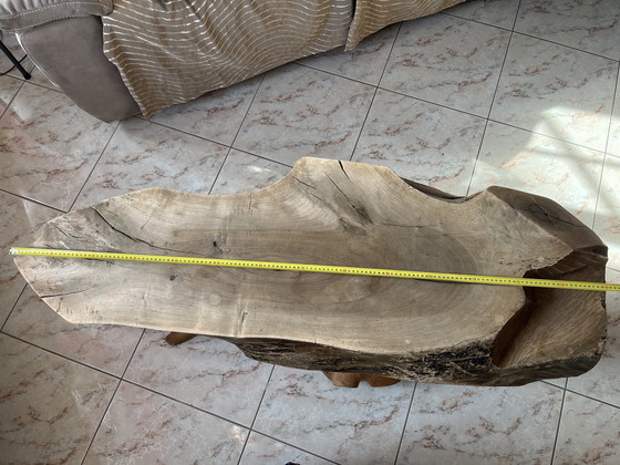 Image 1 of Einzigartiger Baumstammtisch (handgefertigt)