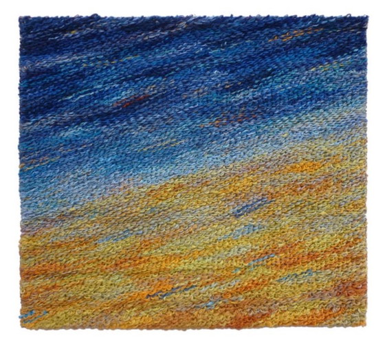 Image 1 of Tapisserie murale rétro Janna Joebele originale