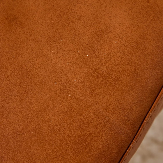 Image 1 of MK11156 Ottoman with leather upholstery