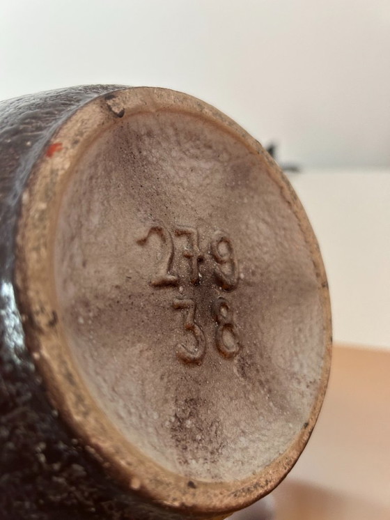 Image 1 of Impressionante lampada da terra Scheurich con smalto luminoso Fat Lava