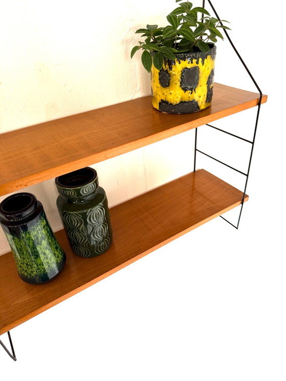 Vintage Shelving unit, WHB Germany ‘60 – Wood, Metal (photo 5 of 8)