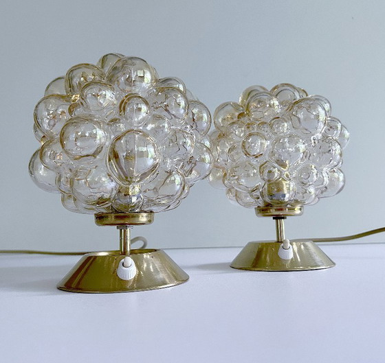Image 1 of 2x Limburg Bubble Glas Lamps