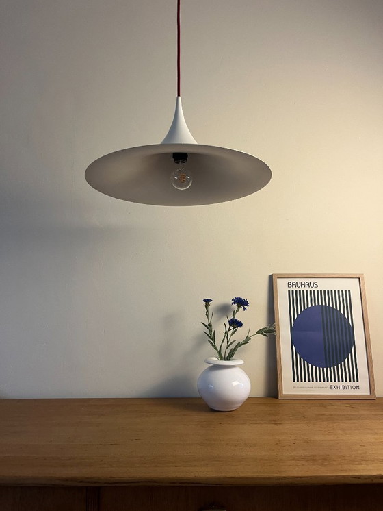 Image 1 of Semi pendente vintage 47 cm - Nebbia e Morup - Torsten Thorup - Claus Bonderup