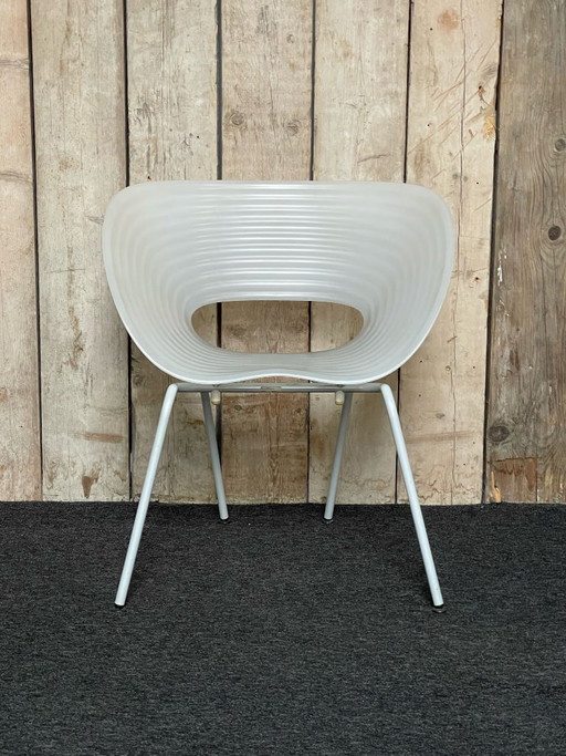 Vitra Tom Vac Design Bucket Chair Transparent Shell – kuipstoelen, Plastic
