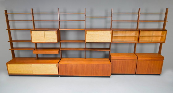 Image 1 of Mid-Century plankensysteem door Dieter Wäckerlin voor Behr, 1955