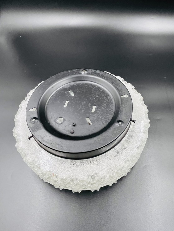 Image 1 of Plafonnier en verre relief sablé RZB