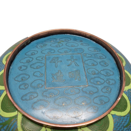 Image 1 of Ciotola cloisonné unica dei primi del XX secolo