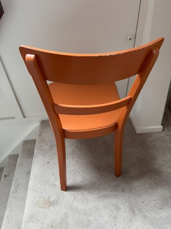 Set van 8 originele vintage Horenglarus stoelen – Zwitsers design – Horgenglarus, Eetkamerstoelen, Wood (photo 10 of 29)