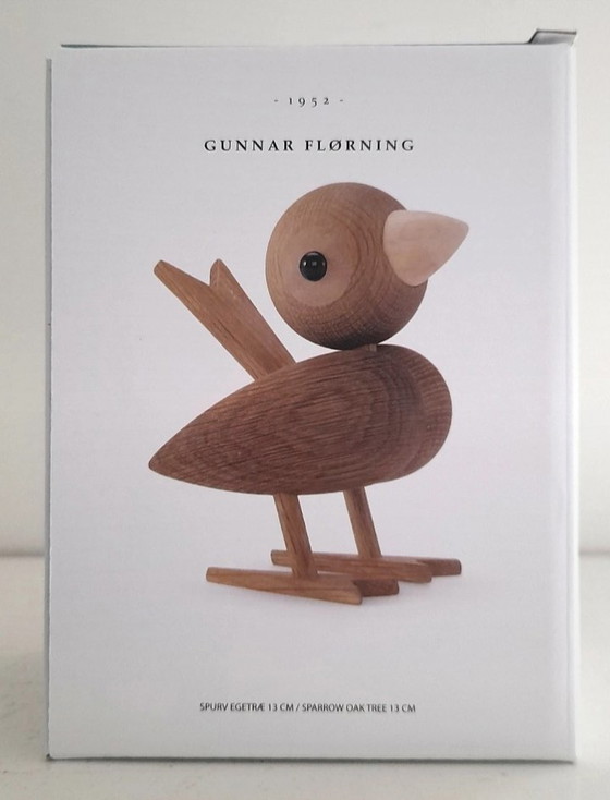 Image 1 of Gunnar Flørning oiseau bois design danois neuf