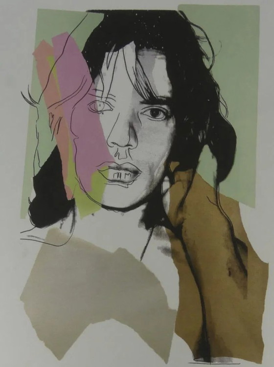 After Andy Warhol, Mick Jagger, 1980s, Lithograph – Lithographs & prints, Paper (photo 3 of 8)