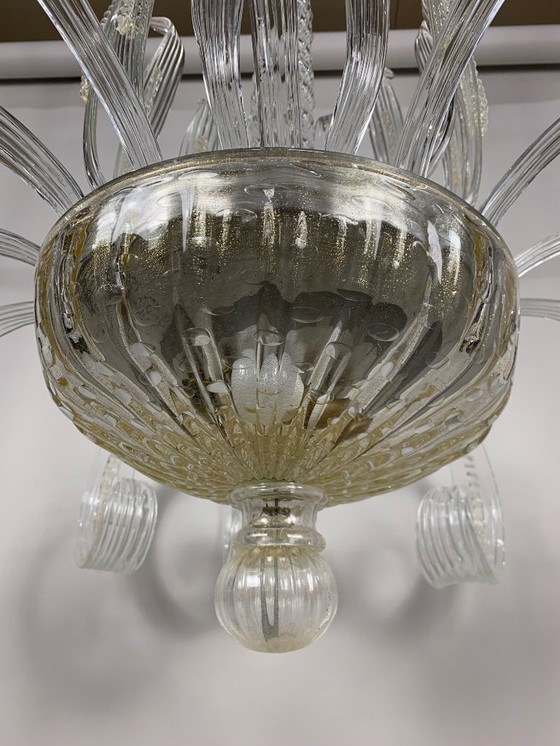 Image 1 of Seguso Vetri d'arte Kronleuchter 1940er Jahre