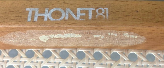 Vintage Thonet bentwood chair with Viennese caning, 1981 – Side chairs (photo 5 of 8)