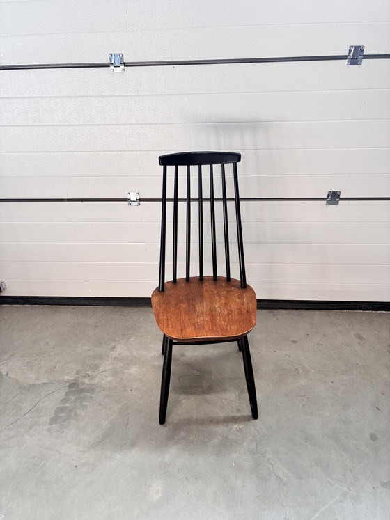 2x Sedia Vintage a Fusi Nello Stile Di Ilmari Tapiovaara – Sedie da pranzo, Wood (photo 3 of 5)