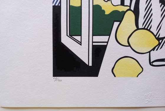 Image 1 of Roy Lichtenstein – Lithograph Still Life with Windmill - framed
