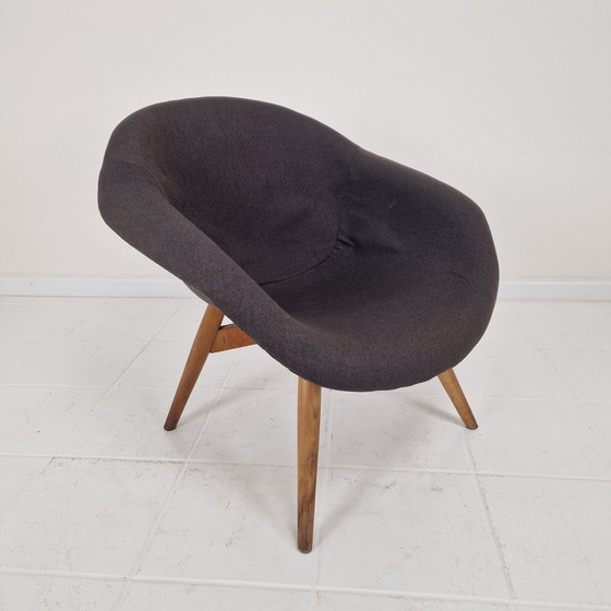 Image 1 of Set of 2 Bucket Lounge Chairs by Miroslav Navrátil for Vertex, 1960's