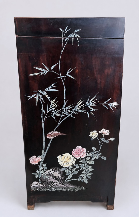 Image 1 of Coffret à objets précieux chinois incrusté de nacre (avec rapport d'expertise)