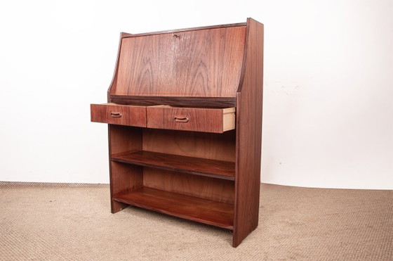Scrivania Segretario Scandinavo in Teak 1960. – Scrivanie, Legno (photo 12 of 14)