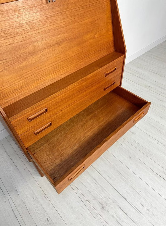 Image 1 of Segreteria danese vintage in teak di Dyrlund anni '60-'70