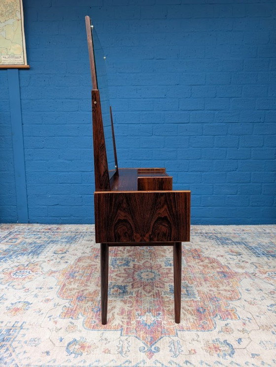 Image 1 of Vintage kaptafel met kruk, Melvin Mikkelsen Møbler, Denemarken, jaren 60