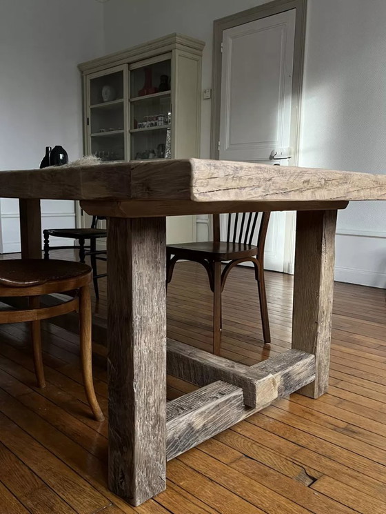 Image 1 of Kingstone Farmhouse Table in solid oak - 250 x 100 cm