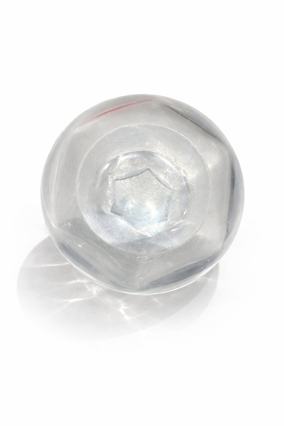 Image 1 of Vaso Orrefors "Stella Polaris" in vetro di Vicke Lindstrand – Design svedese – anni '70