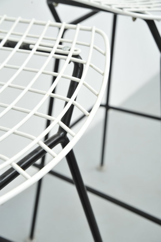 Image 1 of 2x Bertoia Bar Stool by Harry Bertoia for Knoll International (1952)