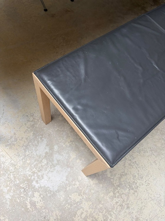 Tavolo Slim+ e panca Slim Plus abbinata di Bertjan Pot per Arco – Tavoli da pranzo, Legno (photo 8 of 13)